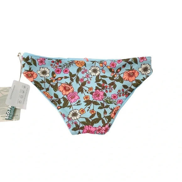 Maaji Reversible Floral Sky Blue Sublime Classic Bikini Bottom Size XS NWT - Picture 5 of 13